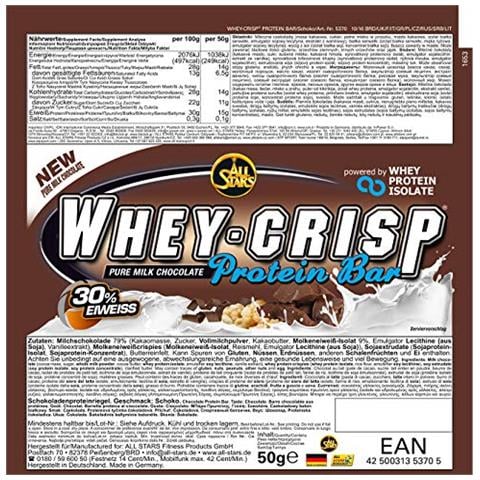Whey Crisp Bar - 1.25 Kg - Foto 3
