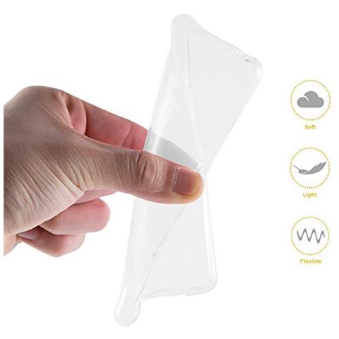 Custodia Compatibile Con Samsung Galaxy S20 Ultra In Completamente Trasparente - Coperchio Protettivo In Silicone Tpu Flessibile - Foto 2