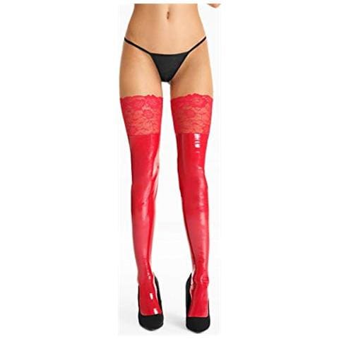 S548 - Calze In Vernice Rossa Colore: Rosso L-xl - Foto 3