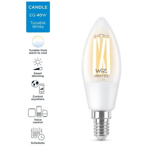 Wiz Filament Chiaro C35 E14 - Foto 8