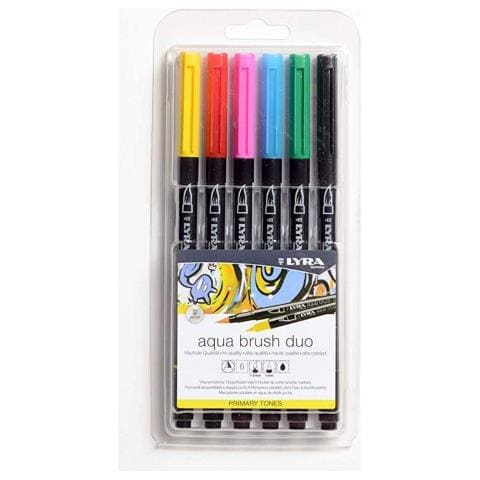 Pennarello Doppia Punta Aqua Brush Set 6 6521060 - Foto 1