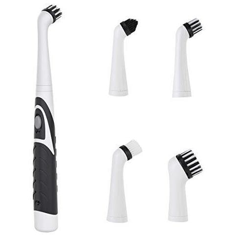 Pulizia Spazzola Elettrica Oscillante Per Pulizia Super Power Di Sonic Potenza Scrubber Cordless Con 4 Teste Per Bagno Domestica Idromassaggio Tile Piano Da Parete E Da Cucina - Foto 1