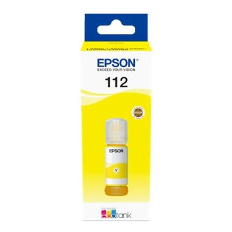 112 Ecotank Pigment C13t06c44a Boccetta D'inchiostro, Giallo - Foto 2