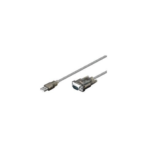 USB 1.1 auf seriell Konverter, USB A, 0,4m, Nero, Windows 98, 2000, ME, XP, VISTA - Foto 1