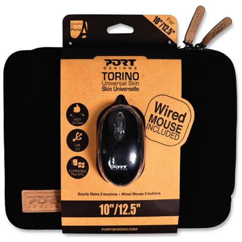 Torino Bundle 13.3/14'' 14" Custodia a tasca Nero - Foto 1