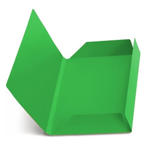 Favini Confezione 25 Cartelline 3 Lembi Folder 200gr / m2 Verde - Foto 1