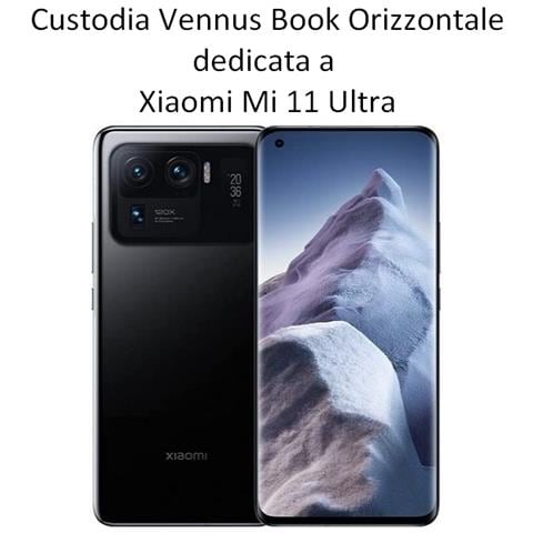 Custodia Book Orizzontale Sensitive Case Per Xiaomi Mi 11 Ultra Red - Foto 2