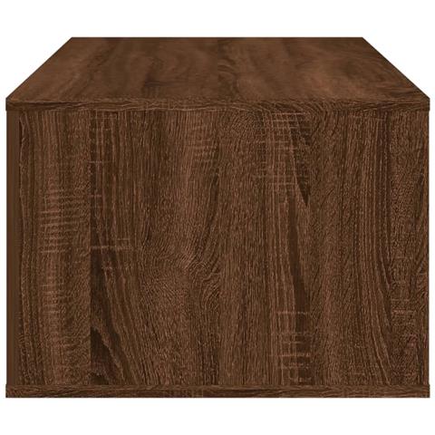 Tavolino Salotto Rovere Marrone 100x50,5x35cm Legno Multistrato - Foto 7