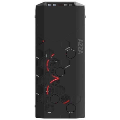 Case CSAZ-6000B Full TowerATX / Micro-ATX EATX 2 Porte USB 3.0 Colore Nero - Foto 2