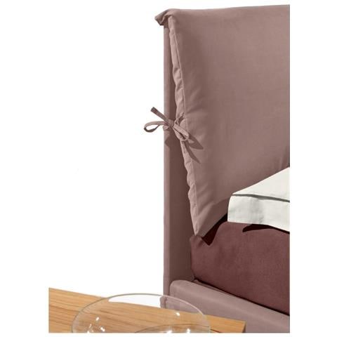 Letto Matrimoniale 160x200 Cm, Con Box Contenitore, Rivestimento In Tessuto Completamente Sfoderabile E Lavabile, Facile Da Assemblare, Made In Italy - Foto 5
