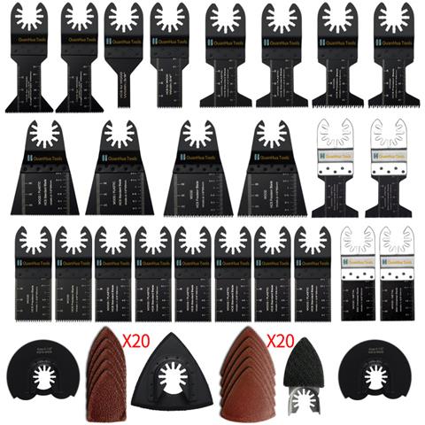 Parti Di Lame Per Seghe Multifunzione Accessori Per Utensili Da Taglio Per Legno Punta Nera 68pieces - Foto 1