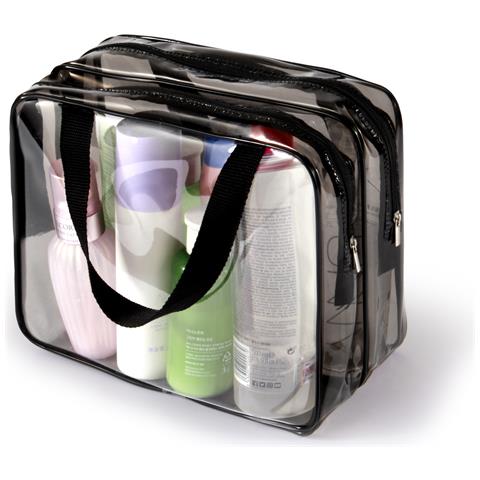 Borsa Portaoggetti In Pvc Black - Foto 1