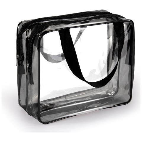 Borsa Portaoggetti In Pvc Black - Foto 3
