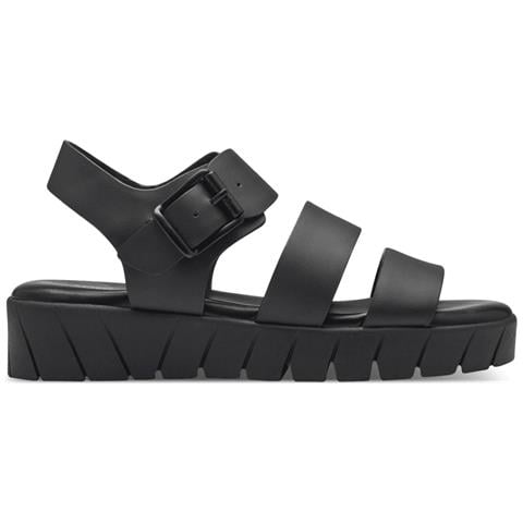 Black Casual Open Sandals Sandali Sintetico E Tessile Scarpe Donna Nero Eu 37, 5-28710-42 001 - Foto 2