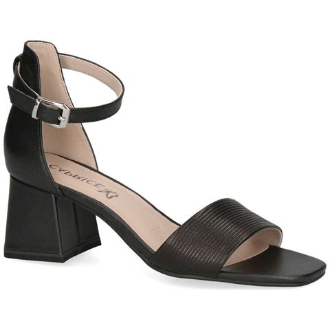 Black Comb Elegant Open Sandals Sandali Pelle Scarpe Donna Nero Eu 37, 9-28302-42-019 - Foto 1