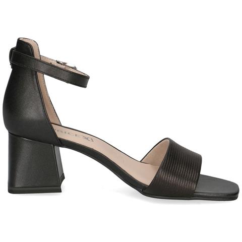 Black Comb Elegant Open Sandals Sandali Pelle Scarpe Donna Nero Eu 37, 9-28302-42-019 - Foto 3