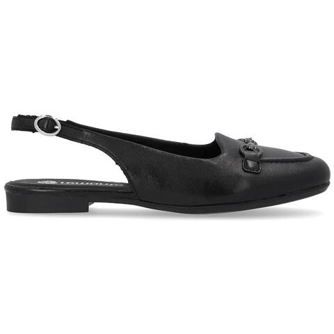 Black Casual Part-open Sandals Sandali Pelle Scarpe Donna Nero Eu 36, D0k06-00 - Foto 2