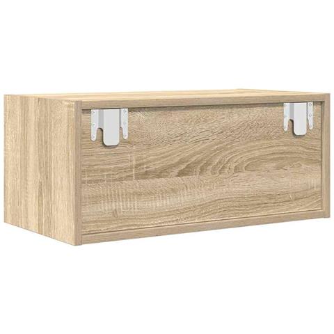 Mobile Porta TV Rovere Sonoma 60x31x25,5 cm Legno Multistrato - Foto 9