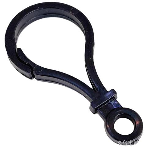 Confezione Da 50 Fermagli A Moschettone In Plastica Per Borse E Artigianato Black - Foto 2