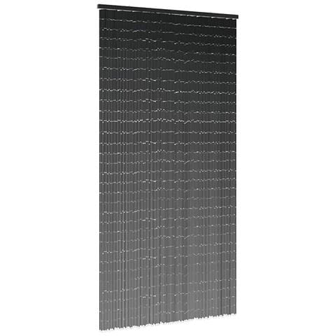 Tenda Antimosche Per Porte Grigio Scuro 100x220 Cm Bambù - Foto 1