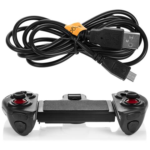 Gamepad Bluetooth Estensibile, Con Supporto Centrale, Per Smartphone, Tablet E Pc 23x6x12 Cm. Colore Rosso - Foto 6