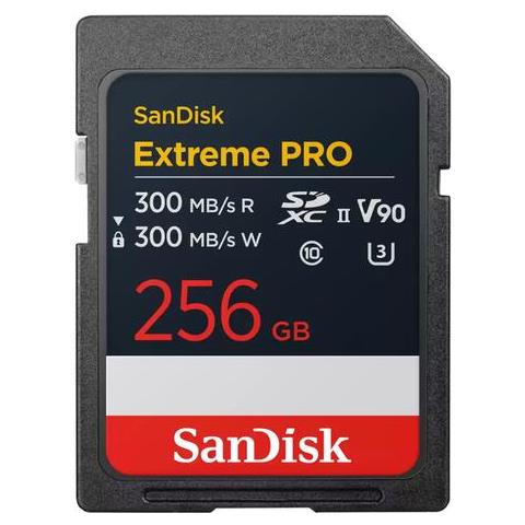 Sandisk Sd Extreme Pro 256gb Uhs-ii V90 - Secure Digital (sd) (sdsdxdm-256g-gn4in) - Foto 1