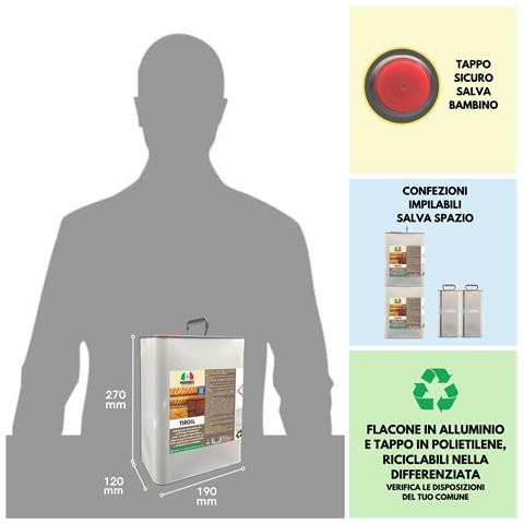 Tiroil 5ltx4pz - Impregnante Per Legno - Foto 2