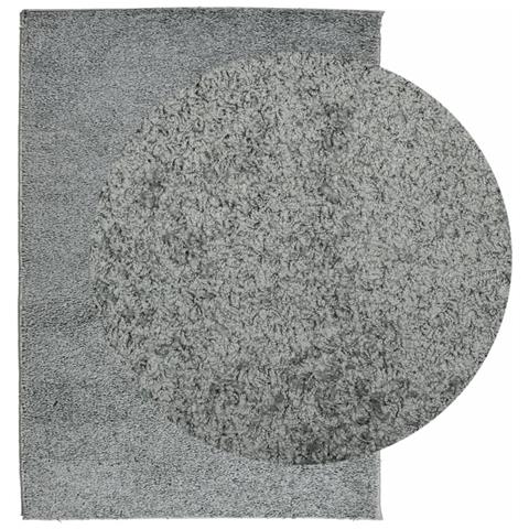 Tappeto Shaggy Pamplona A Pelo Lungo Moderno Verde 120x170 Cm - Foto 2