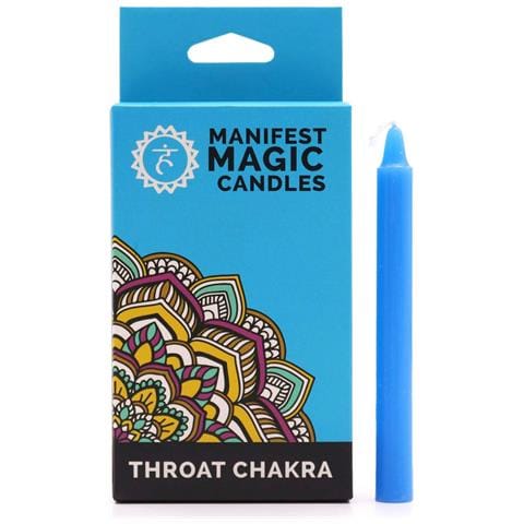 Set 12 Candele Incantesimo - Blu - Chakra Della Gola - Foto 1