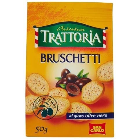 Bruschetti Olive Nere Confezione Da 20 Pezzi Da 50 Grammi - Foto 1