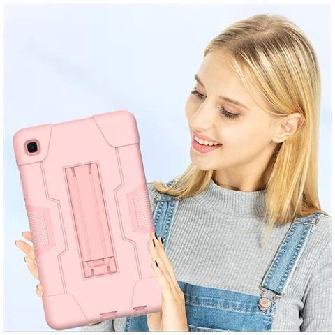 Custodia Per Samsung Galaxy Tab A 8.4"" Resistente Con Supporto Rosa - Foto 5
