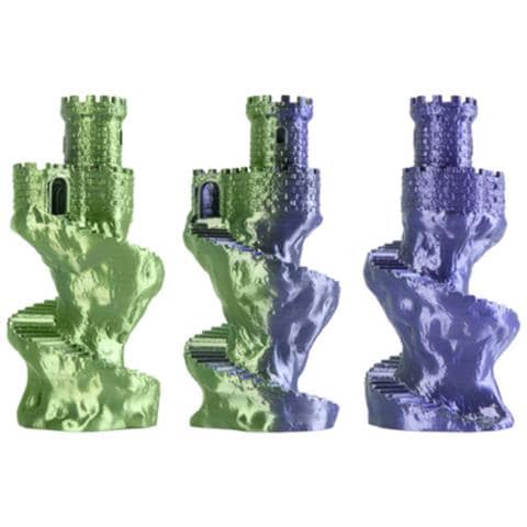 81416 materiale di stampa 3D Acido polilattico (PLA), Seta Multicolore 1 kg - Foto 2