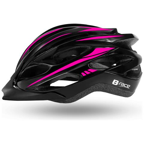 Casco B-race Granith In-mold Nero /fuxia M 54/58 - Foto 1