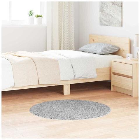 Tappeto Grigio 90 x 90 cm Polipropilene - Foto 2