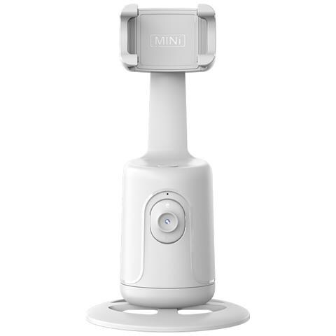 Stabilizzatore Gimbal Per Telefono Con Rotazione A 360° E Tracciamento Facciale Ai Intelligente Con Angolo Regolabile White - Foto 2