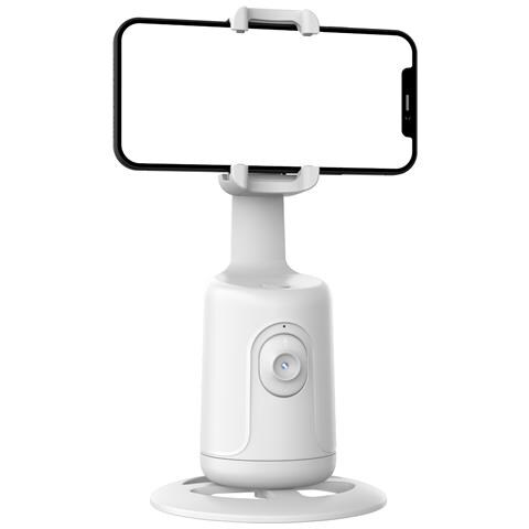 Stabilizzatore Gimbal Per Telefono Con Rotazione A 360° E Tracciamento Facciale Ai Intelligente Con Angolo Regolabile White - Foto 1
