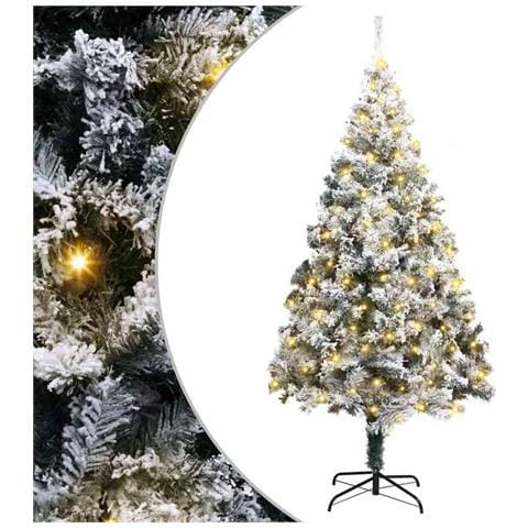 Albero di Natale artificiale con 300 LED Bianco 180 cm - Foto 1