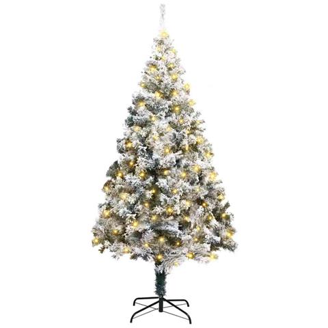 Albero di Natale artificiale con 300 LED Bianco 180 cm - Foto 2