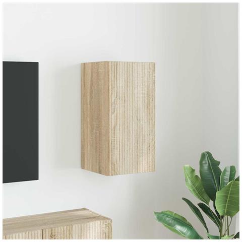 Mobile TV da parete Sonoma 30 x 31 x 60 cm Legno multistrato - Foto 2