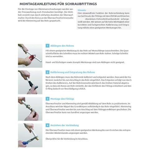 Raccordo A Vite Per Tubo Multistrato 16mm  Gomito 3/4 Ig - Boni-shop - Foto 2