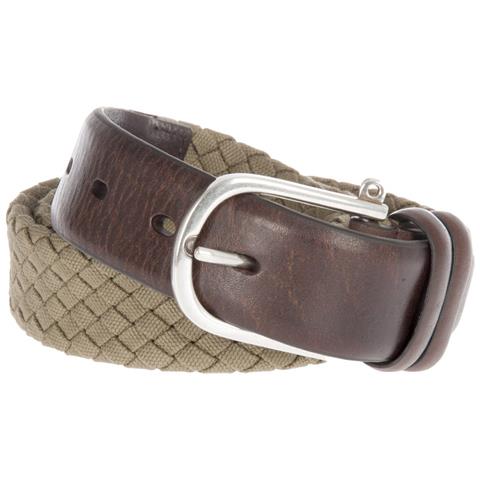 Cintura Da Uomo In Tela Intrecciata Hm411225 - Foto 1