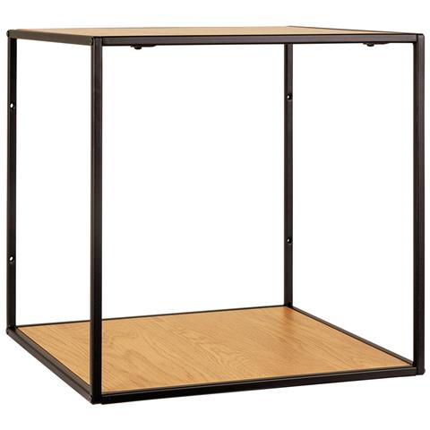 Mensola Vita-marrone-metallo-36x36x36 Cm - Foto 2