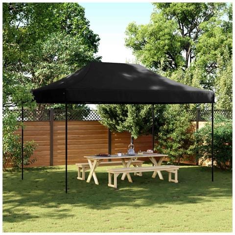 Tenda Party Nero 292 x 440 x 315 cm Tessuto Oxford - Foto 2