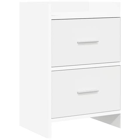 Comodini Bianco 40 x 30 x 60 cm Legno ingegnerizzato - Foto 1