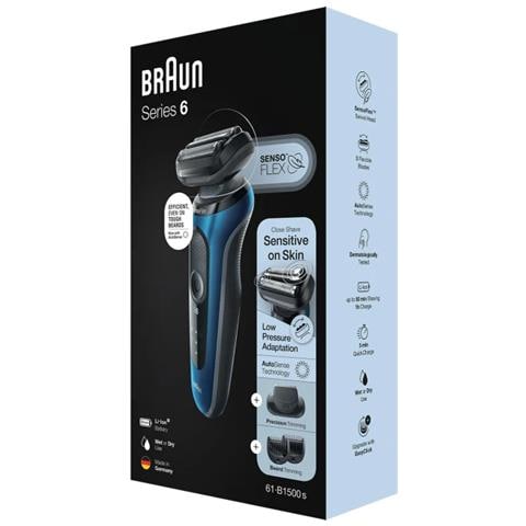 Series 6 61-B1500s Rasoio Trimmer Blu - Foto 2