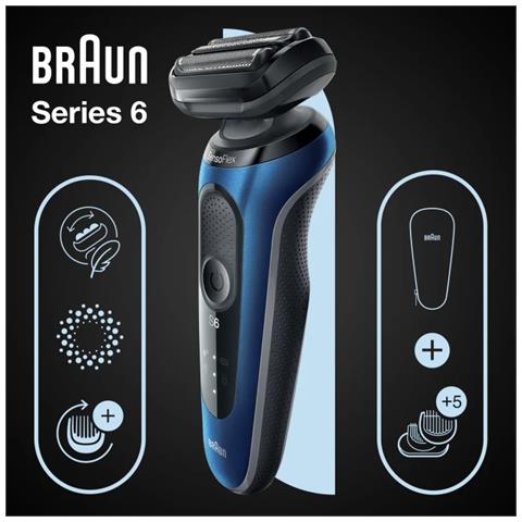 Series 6 61-B1500s Rasoio Trimmer Blu - Foto 1