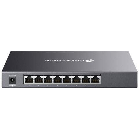 Omada SG2008 switch di rete Gestito L2/L2+ Gigabit Ethernet (10/100/1000) Nero - Foto 2