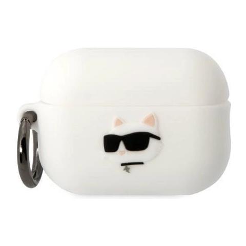 Airpods Pro 2 Custodia Bianca /silicone Bianco Choupette Testa 3d - Foto 1