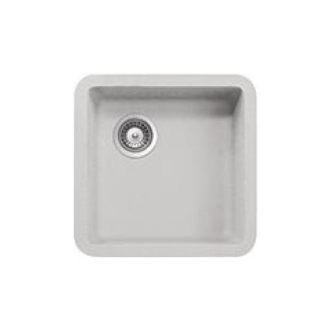 VST38AL Serie Cristalite Lavello da incasso Sintetico con 1 Vasca Dimensioni 38 x 38 cm Colore Alluminio - Foto 2