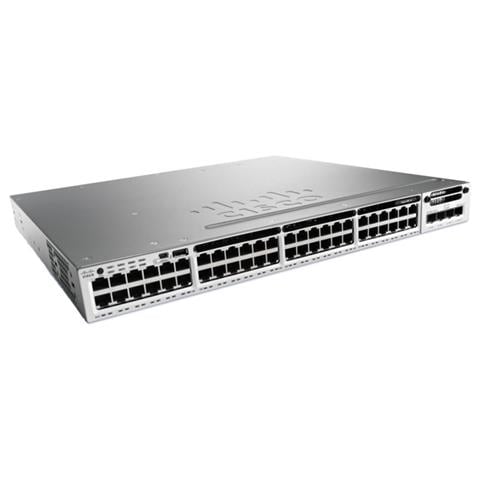 Cisco Catalyst 3850 48 Port Full Poe W / 5 Ap License Ip Base En - Foto 1
